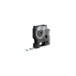 Feliratozógép szalag Dymo D1 S0720500/45010 12mmx7m, ORIGINAL, fekete/víztiszta