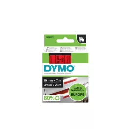   Feliratozógép szalag Dymo D1 S0720870/45807 19mmx7m, ORIGINAL, fekete/piros