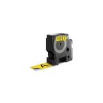 Feliratozógép szalag Dymo D1 S0720980/53718 24mmx7m, ORIGINAL, fekete/sárga