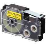 Feliratozógép szalag XR-12YW1 12mmx8m Casio sárga/fekete
