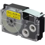 Feliratozógép szalag XR-18YW1 18mmx8m Casio sárga/fekete