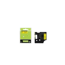   Feliratozógép szalag kompatibilis Dymo S0720580/45018 12mmx7m ECO fekete/sárga