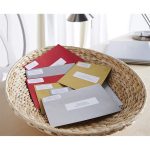 Etikett Dymo LW nyomtatóhoz eltávolítható 19x51mm, 500 db etikett/doboz, Original, fehér