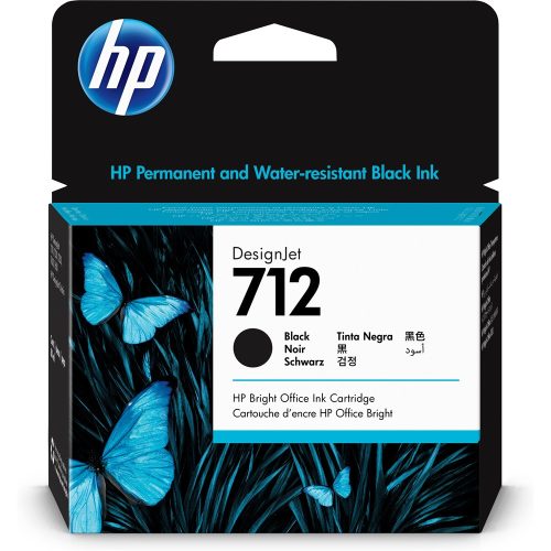 Hp 712/3ED71A tintapatron black ORIGINAL