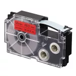 Feliratozógép szalag XR-12RD1 9mmx8m Casio piros/fekete