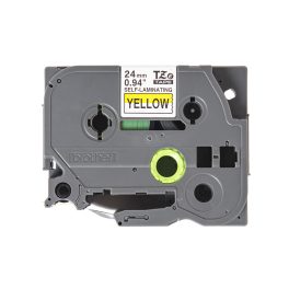   Feliratozógép szalag, Brother TZESL651 24mmx8m ORIGINAL fekete/sárga