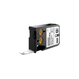  Feliratozógép szalag Dymo XTL 1868705 21mmx39mm, ORIGINAL, poliészter, fehér/fekete