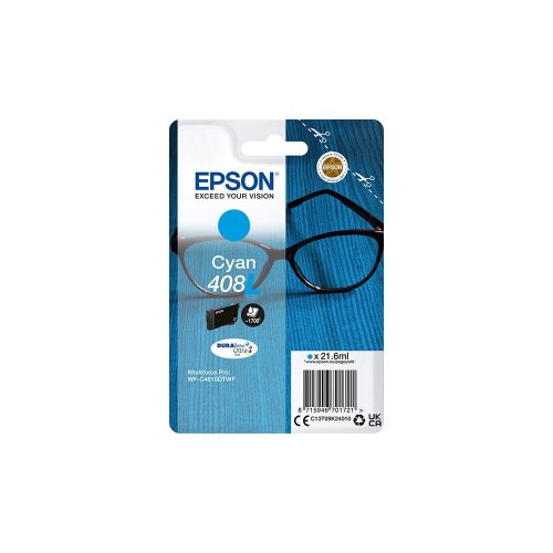 Epson 408XL/T09K2 tintapatron cyan ORIGINAL