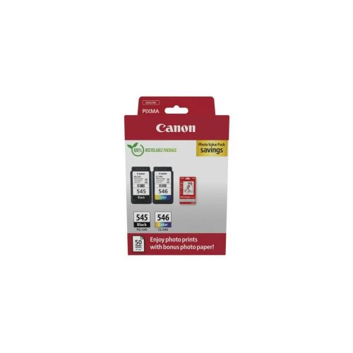 Canon PG545/CL546 tintapatron + fotópapír multipack ORIGINAL