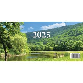   Asztali naptár 325mmx155mm, fehérlapok, álló tartóval 2026.