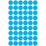 Etikett címke, o12mm, jelölésre, 54 címke/ív, 5 ív/doboz, Avery kék