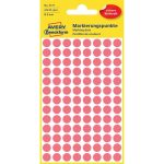 Etikett címke, o8mm, jelölésre, neon 104 címke/ív, 4 ív/doboz, Avery piros