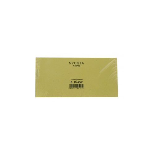 Nyugta egysoros 50x2lapos Navigator B.15-40/V/PM