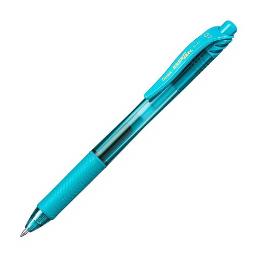 Rollertoll zselés golyóátmérő 0,7 mm, Pentel EnerGelX BL107-S3X, írásszín türkiz