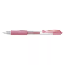   Zseléstoll 0,7mm, nyomógombos Pilot G-2, írásszín metál rózsaszín