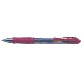 Zseléstoll 0,7mm, nyomógombos Pilot G-2, írásszín piros
