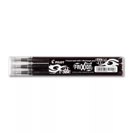   Rollertoll betét golyóméret 0,7mm, 3 db/csom Pilot Frixion Ball, írásszín fekete