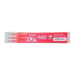   Rollertoll betét golyóméret 0,7mm, 3 db/csom Pilot Frixion Ball, írásszín piros