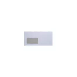   Boríték LC6/5 enyvezett bélésnyomott bal ablakos 45x90mm 114x229mm B20A15 Bluering® fehér