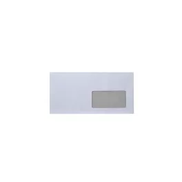   Boríték LC6/5 enyvezett bélésnyomott jobb ablakos 45x90mm 114x229mm J20A15 Bluering® fehér