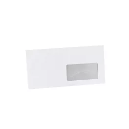   Boríték LA4 enyvezett bélésnyomott jobb ablakos 45x90mm 110 × 220mm J20A15 Bluering® fehér