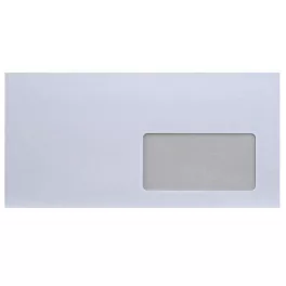   Boríték LA4 öntapadó bélésnyomott jobb ablak 35x90mm J28A20 1000db/doboz Bluering® fehér