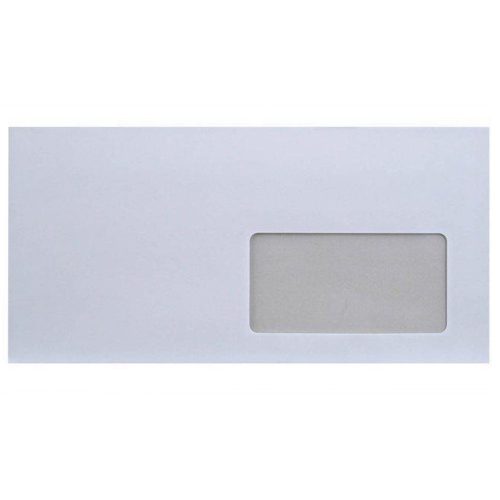Boríték LA4 öntapadó bélésnyomott jobb ablak 35x90mm J28A20 1000db/doboz Bluering® fehér
