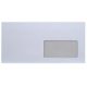 Boríték LA4 öntapadó bélésnyomott jobb ablak 35x90mm J28A20 1000db/doboz Bluering® fehér