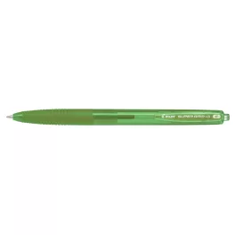   Golyóstoll 0,7 nyomógombos F Super Grip G Pilot, írásszín zöld