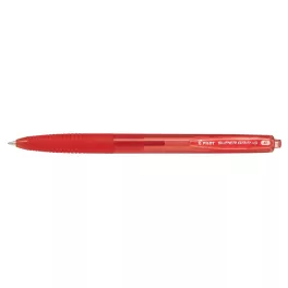   Golyóstoll 0,7 nyomógombos F Super Grip G Pilot, írásszín piros