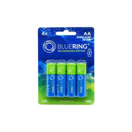   Elem tölthető akku AA ceruza HR6 2600mah 4 db/csomag, Bluering®