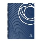 Spirálfüzet A4, 80lap, perforált lyukasztott Bluering® vonalas