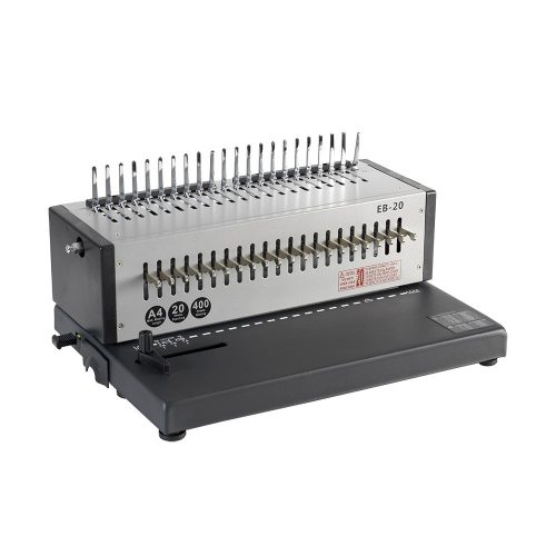Spirálozógép, műanyag spirálkötéshez, elektromos 470lap Bluering® COMBINDER E500