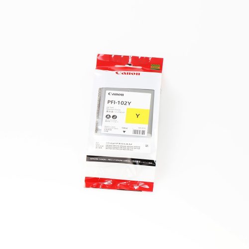 Canon PFI102 tintapatron yellow ORIGINAL