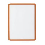 Bemutatótábla panel, A4, 5 db/csomag, Durable Sherpa narancs