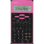 Számológép tudományos 272 funkciós 2 soros Sharp EL-531THB-PK rózsaszín