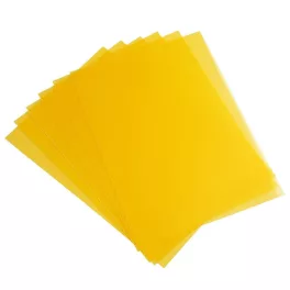   Előlap, A4, 200 micron 100 db/csomag, Bluering áttetsző sárga