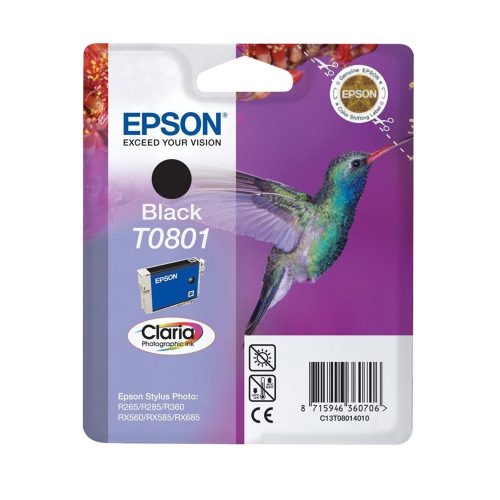 Epson T0801 tintapatron black ORIGINAL