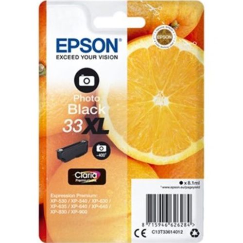 Epson T3361 tintapatron photo black ORIGINAL