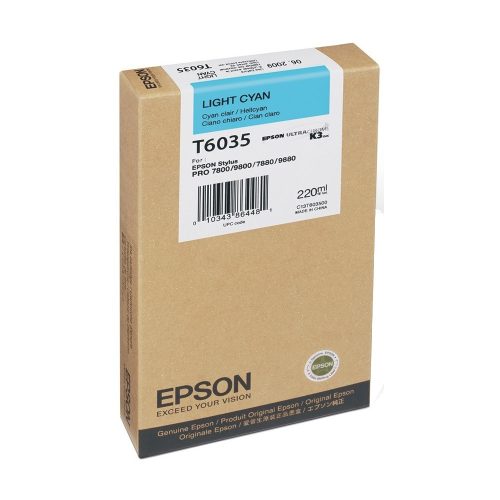 Epson T6035 tintapatron light cyan ORIGINAL