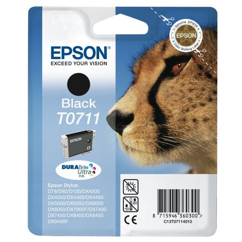 Epson T0711 tintapatron black ORIGINAL