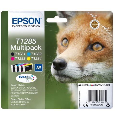 Epson T1285 tintapatron BCMY multipack ORIGINAL