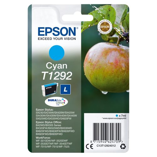 Epson T1292 tintapatron cyan ORIGINAL