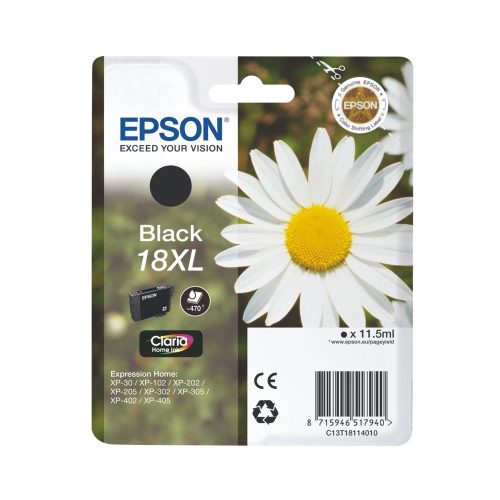 Epson T1811 tintapatron black ORIGINAL