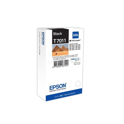 Epson T7011 tintapatron black ORIGINAL