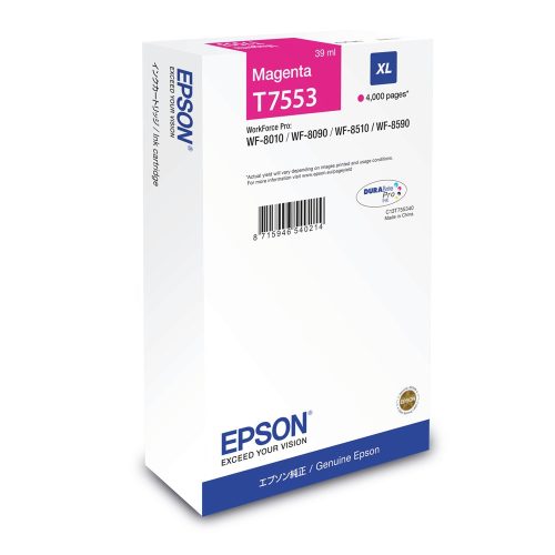 Epson T7553 tintapatron magenta ORIGINAL