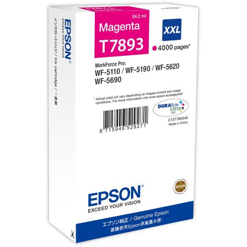 Epson T7893 tintapatron magenta ORIGINAL