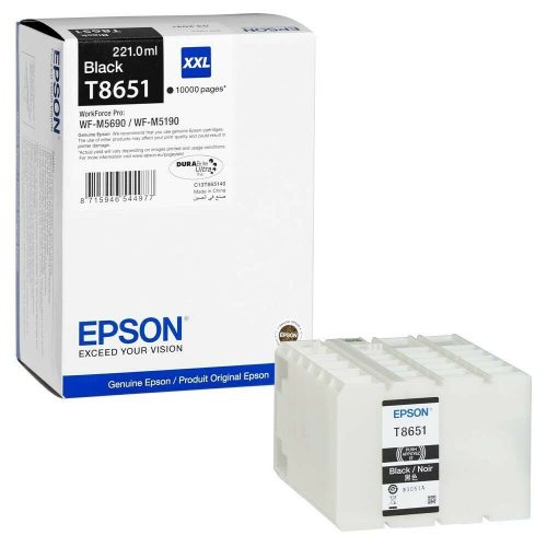 Epson T8651 tintapatron black ORIGINAL