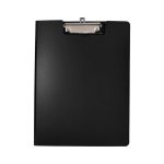 Felírótábla fedeles extra merev A4, PP Bluering® fekete