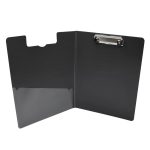 Felírótábla fedeles extra merev A4, PP Bluering® fekete